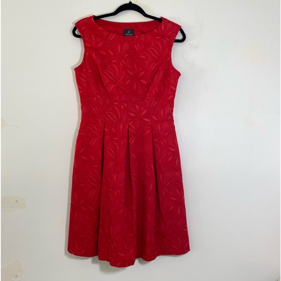 Adrianna Papell Dresses & Skirts - Appel Red brocade dress back-out 10